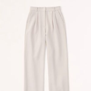 Abercrombie & Fitch wide leg high rise trouser.
